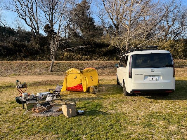 お初ソロキャン